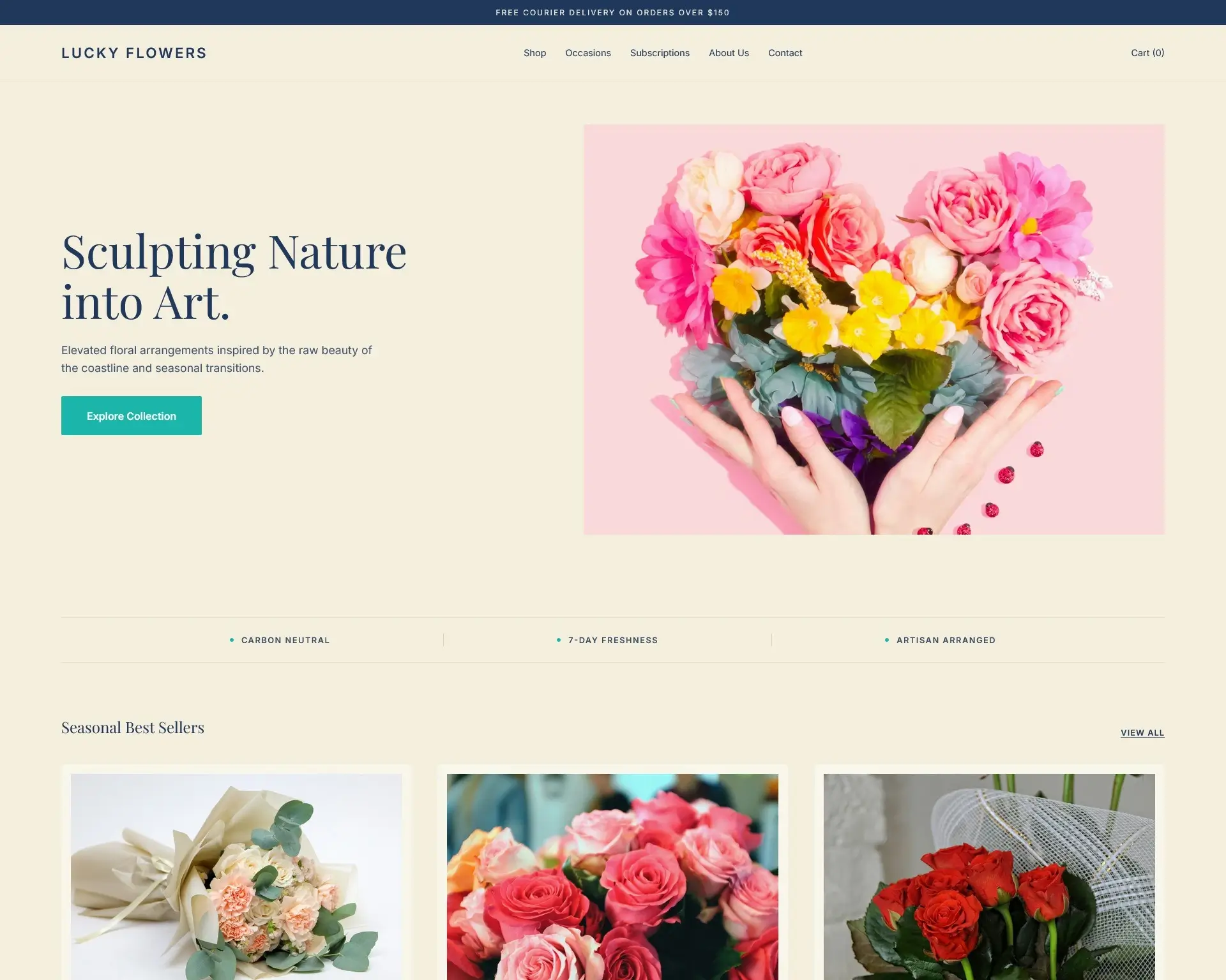 Shopify Development for flowers company