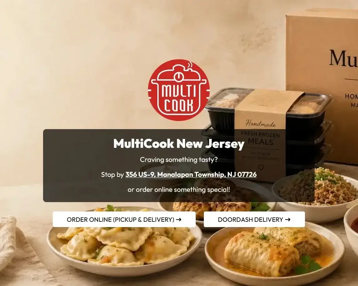 WooCommerce frozen and hot meals store
